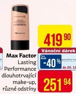 Make up Lasting Performance Max Factor