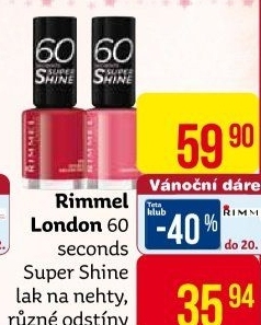 Lak na nehty 60 seconds Super Shine Rimmel