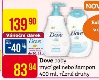 Mycí gel Baby Dove