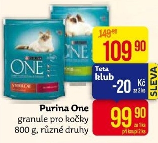 Granule pro kočky One Purina