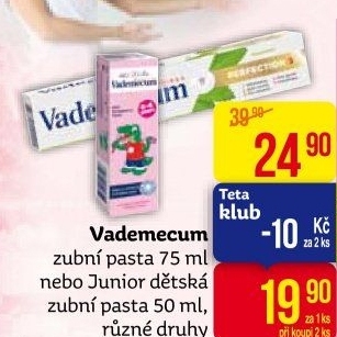 Pasty na zuby Vademecum