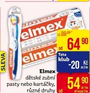 Pasta na zuby dětská Elmex