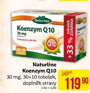 Doplněk stravy Koenzym Q10 Naturline