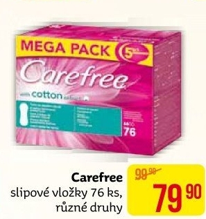 Vložky dámské slipové Carefree