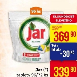 Kapsle do myčky Jar