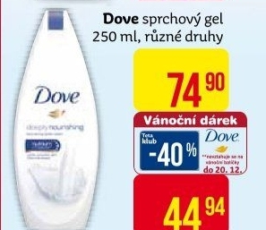 Sprchový gel Dove