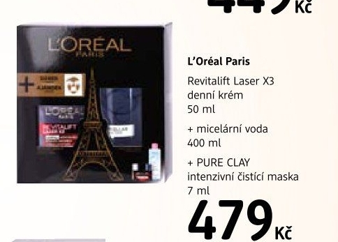 Dárková kazeta Laser X3 Renew Revitalift L'Oréal