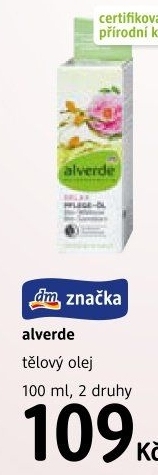 Olej tělový Alverde