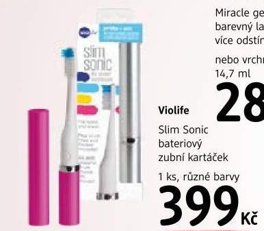 Elektrický zubní kartáček Violife Slim Sonic