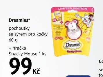 Hračka pro kočky Snacky Mouse Dreamies