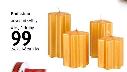 Svíčky adventní Profissimo