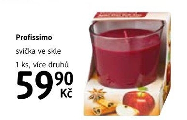 Svíčka ve skle Profissimo