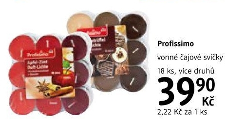 Vonné čajové svíčky Profissimo