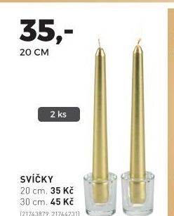 Svíčka 2 ks