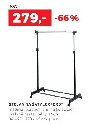 Stojan na šaty OXFORD