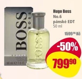Toaletní voda pánská No.6 Hugo Boss