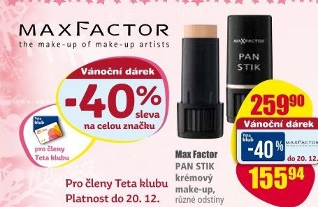 Make up v tyčince Panstik Max Factor