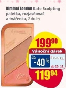 Konturovací paletka Kate Sculpting Rimmel