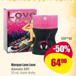 Toaletní voda dámská Morgan Love Love