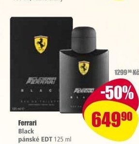 Toaletní voda pánská Black Ferrari