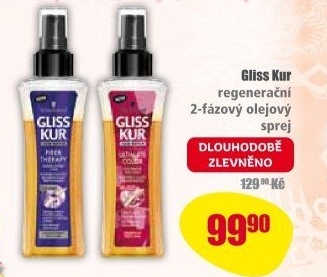 Regenerační sprej na vlasy Gliss Kur Schwarzkopf