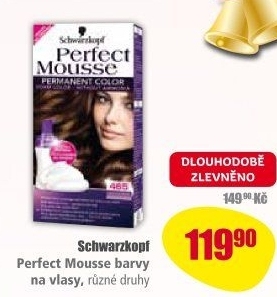 Barva na vlasy Perfect Mousse Schwarzkopf