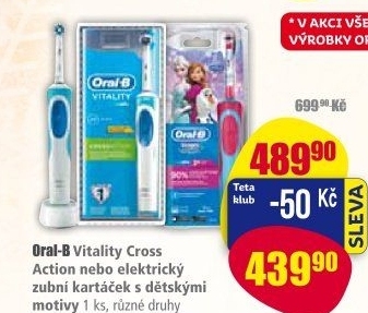 Elektrický zubní kartáček Vitality Oral-B Cross Action