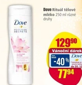Tělové mléko Dove