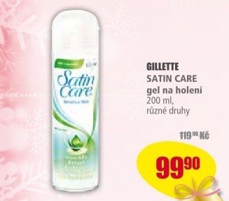 Gel na holení dámský Satin Care Gillette