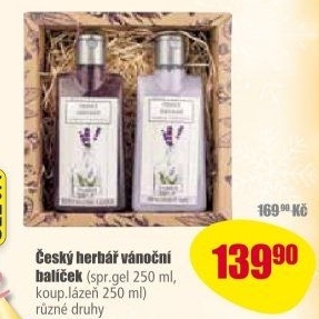 Dárková kazeta dámská Český herbář