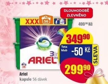Prací kapsle 3v1 Ariel