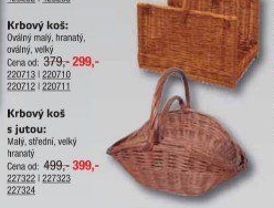 Koš na krbové dřevo