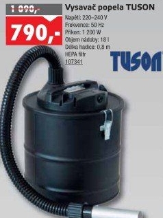 Vysavač na popel Tuson