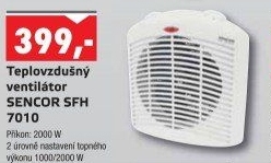 Teplovzdušný ventilátor SFH 7010 Sencor