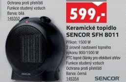 Elektrické topidlo Sencor SFH 8011