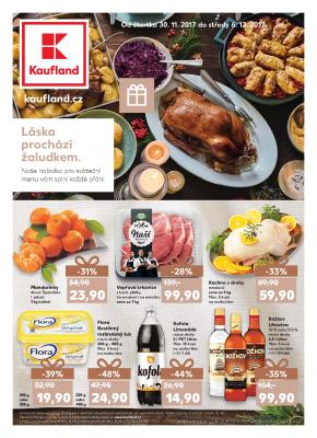 akční leták Kaufland 30.11.2017-6.12.2017
