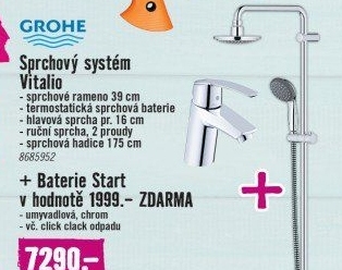 Sprchová sada Grohe Vitalio Start