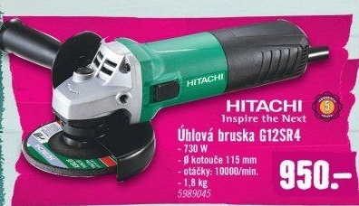 Úhlová bruska Hitachi G12SR4