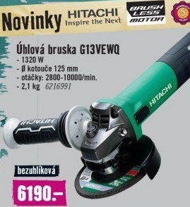 Úhlová bruska Hitachi G13VEWQ