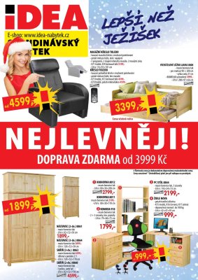 akční leták IDEA nábytek 1.12.2017-14.12.2017