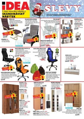 akční leták IDEA nábytek 1.12.2017-14.12.2017