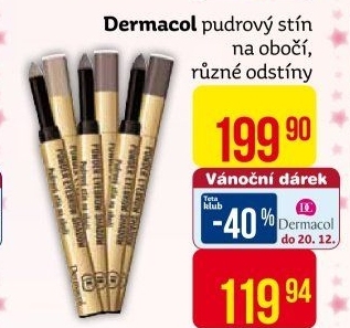 Pudrový stín na obočí Dermacol
