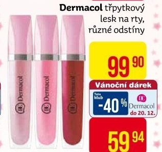 Lesk na rty třpytivý Dermacol