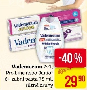 Pasty na zuby 2v1 Vademecum