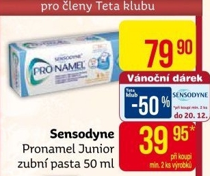 Pasta na zubyPronamel Junior Sensodyne