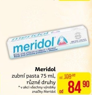 Pasta na zuby Meridol