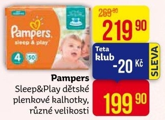 Pleny dětské Pampers Sleep &amp