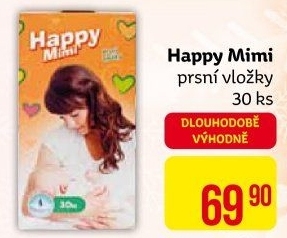 Prsní vložky Happy Mimi