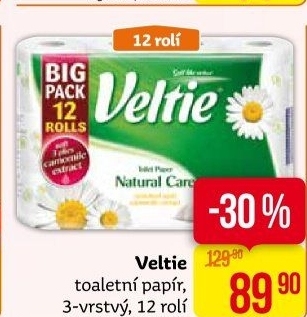 Toaletní papír 3vrstvý Veltie Kleenex
