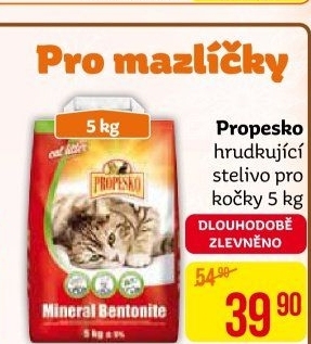 Stelivo pro kočky Propesko